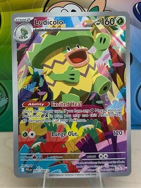 Pokémon TCG Ludicolo - 095/094 - ME02: Phantasmal Flames (PFL) Mint/NM